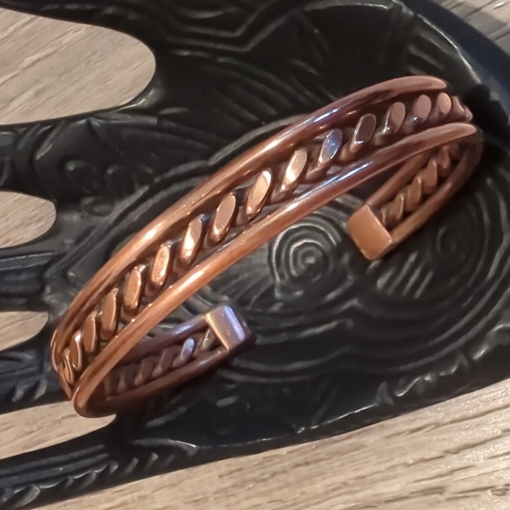 Southwest Artisan Handmade Copper Twist Cuff